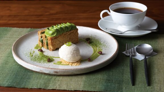 茶舎 ≪期間限定・新メニュー≫抹茶のミルフィーユはじめます