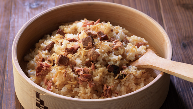 5月　"こどもの日"のおふるまい「かつお生姜ごはん」
