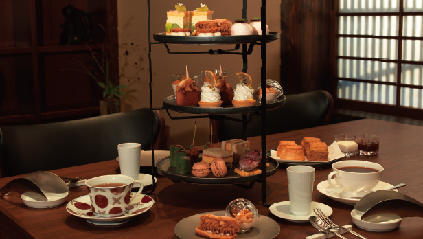 【要ご予約】茶舎 ≪期間限定≫ 秋麗のアフタヌーンティーはじめました